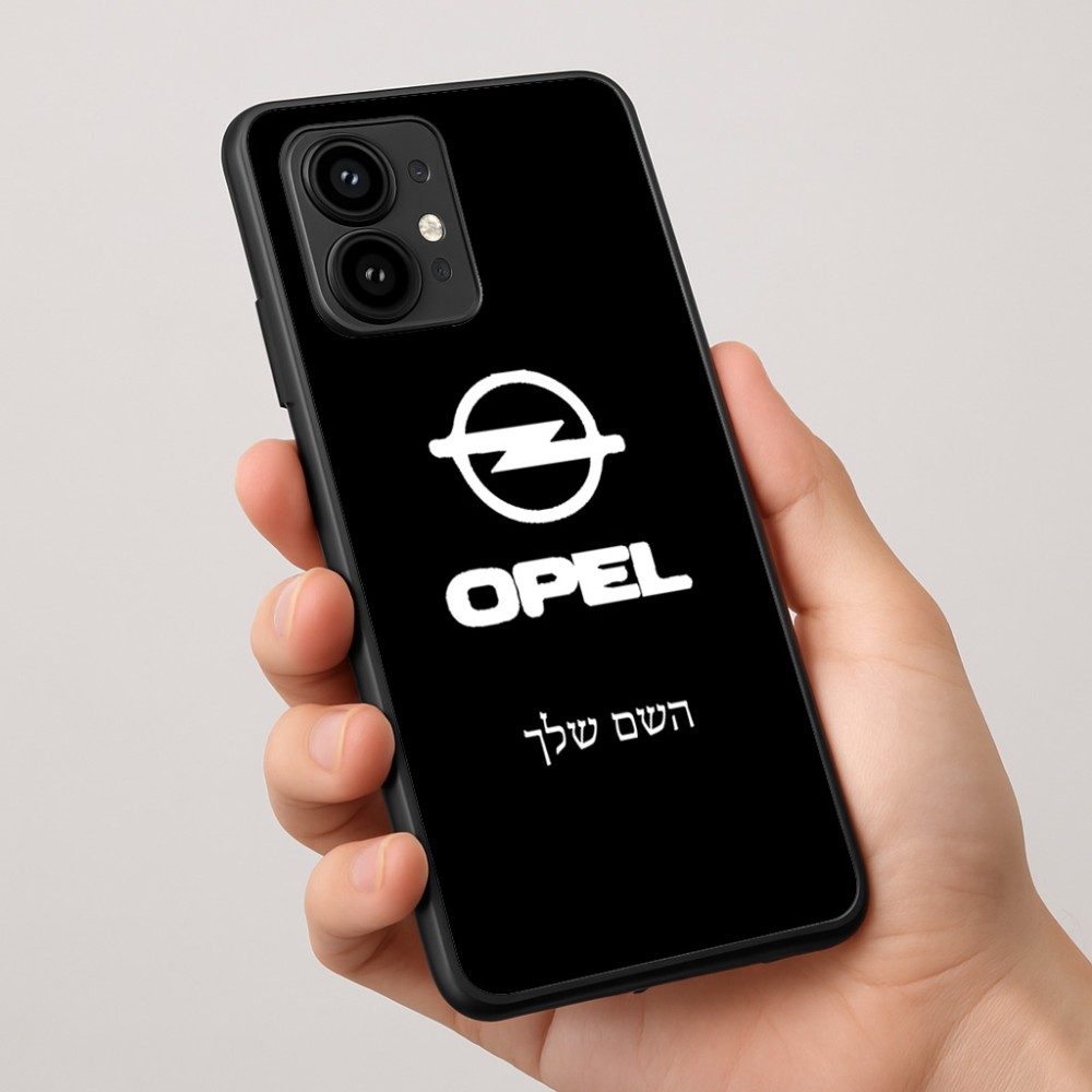 כיסוי בעיצוב אישי עם השם שלך לדגם - Motorola Edge 50 Pro 5G בעיצוב אופל