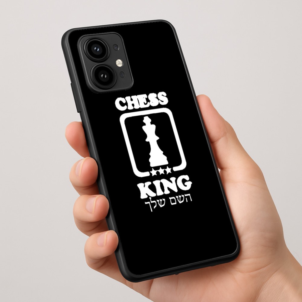 כיסוי בעיצוב אישי עם השם שלך לדגם - Motorola Edge 50 Pro 5G בעיצוב שחמט