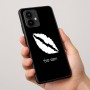 כיסוי בעיצוב אישי עם השם שלך לדגם - Motorola Edge 50 Pro 5G בעיצוב שפתיים - נשיקה