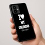 כיסוי בעיצוב אישי עם השם שלך לדגם - Motorola Edge 50 Pro 5G בעיצוב אוהב את החברה שלי