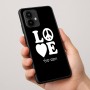 כיסוי בעיצוב אישי עם השם שלך לדגם - Motorola Edge 50 Pro 5G בעיצוב אהבה