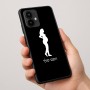 כיסוי בעיצוב אישי עם השם שלך לדגם - Motorola Edge 50 Pro 5G בעיצוב אישה בהריון