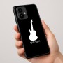 כיסוי בעיצוב אישי עם השם שלך לדגם - Motorola Edge 50 Pro 5G בעיצוב גיטרה