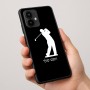 כיסוי בעיצוב אישי עם השם שלך לדגם - Motorola Edge 50 Pro 5G בעיצוב שחקן גולף
