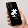 כיסוי בעיצוב אישי עם השם שלך לדגם - Motorola Edge 50 Pro 5G בעיצוב שחקן פולו - סוס