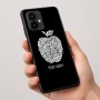 כיסוי בעיצוב אישי עם השם שלך לדגם - Motorola Edge 50 Pro 5G בעיצוב הדפס תפוח