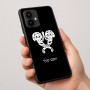 כיסוי בעיצוב אישי עם השם שלך לדגם - Motorola Edge 50 Pro 5G בעיצוב פרחי קרן