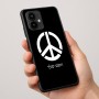 כיסוי בעיצוב אישי עם השם שלך לדגם - Motorola Edge 50 Pro 5G בעיצוב סמל השלום