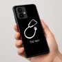 כיסוי בעיצוב אישי עם השם שלך לדגם - Motorola Edge 50 Pro 5G בעיצוב סטטוסקופ רופא