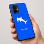 כיסוי בעיצוב אישי עם השם שלך לדגם - Motorola Edge 50 Pro 5G בעיצוב כריש ראש פטיש