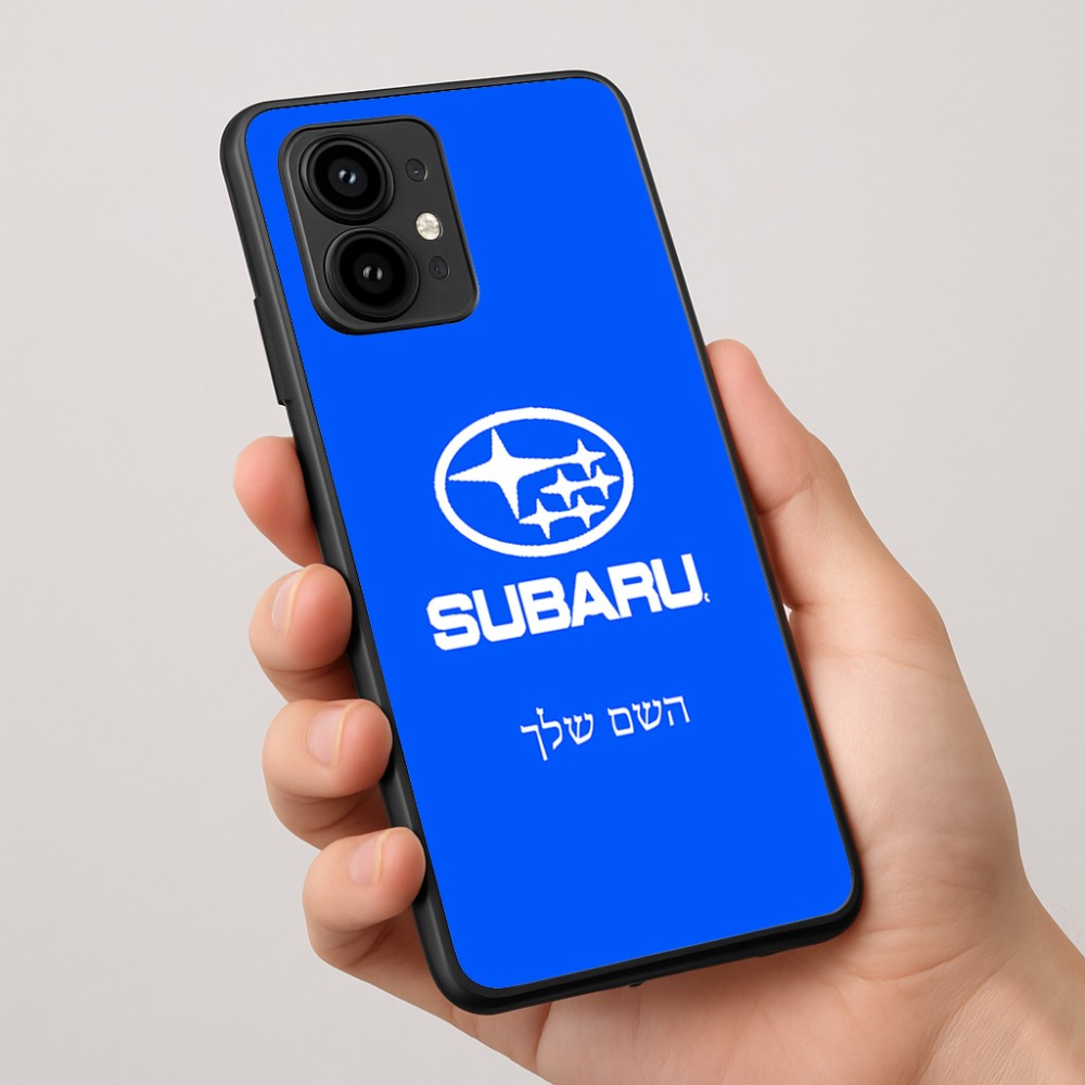 כיסוי בעיצוב אישי עם השם שלך לדגם - Motorola Edge 50 Pro 5G בעיצוב סובארו