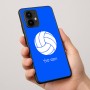 כיסוי בעיצוב אישי עם השם שלך לדגם - Motorola Edge 50 Pro 5G בעיצוב כדור כדורעף