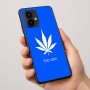 כיסוי בעיצוב אישי עם השם שלך לדגם - Motorola Edge 50 Pro 5G בעיצוב עלה מריחואנה - גראס