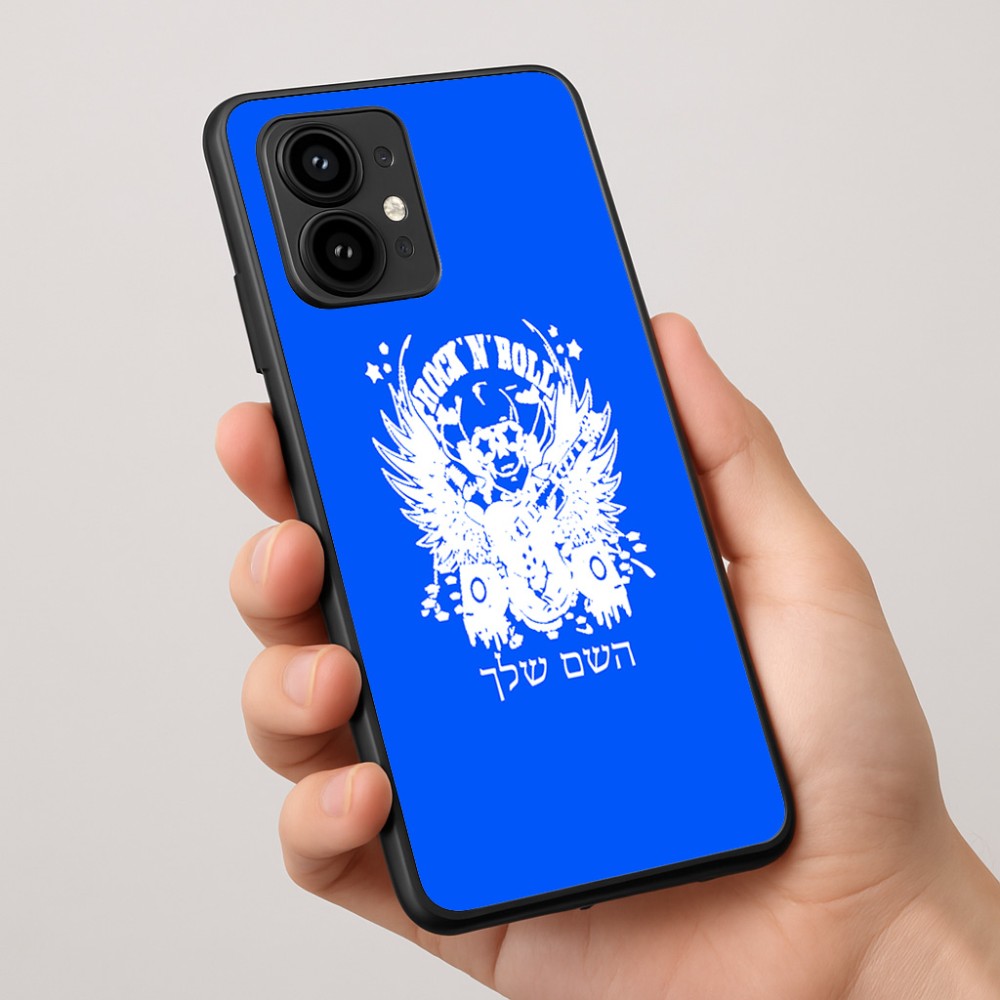 כיסוי בעיצוב אישי עם השם שלך לדגם - Motorola Edge 50 Pro 5G בעיצוב רוקנרול
