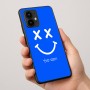 כיסוי בעיצוב אישי עם השם שלך לדגם - Motorola Edge 50 Pro 5G בעיצוב סמיילי