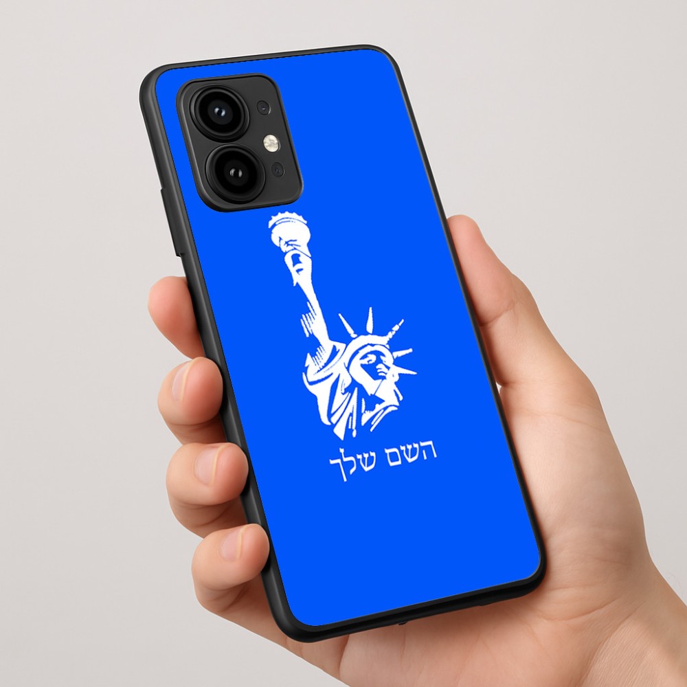 כיסוי בעיצוב אישי עם השם שלך לדגם - Motorola Edge 50 Pro 5G בעיצוב פסל החירות