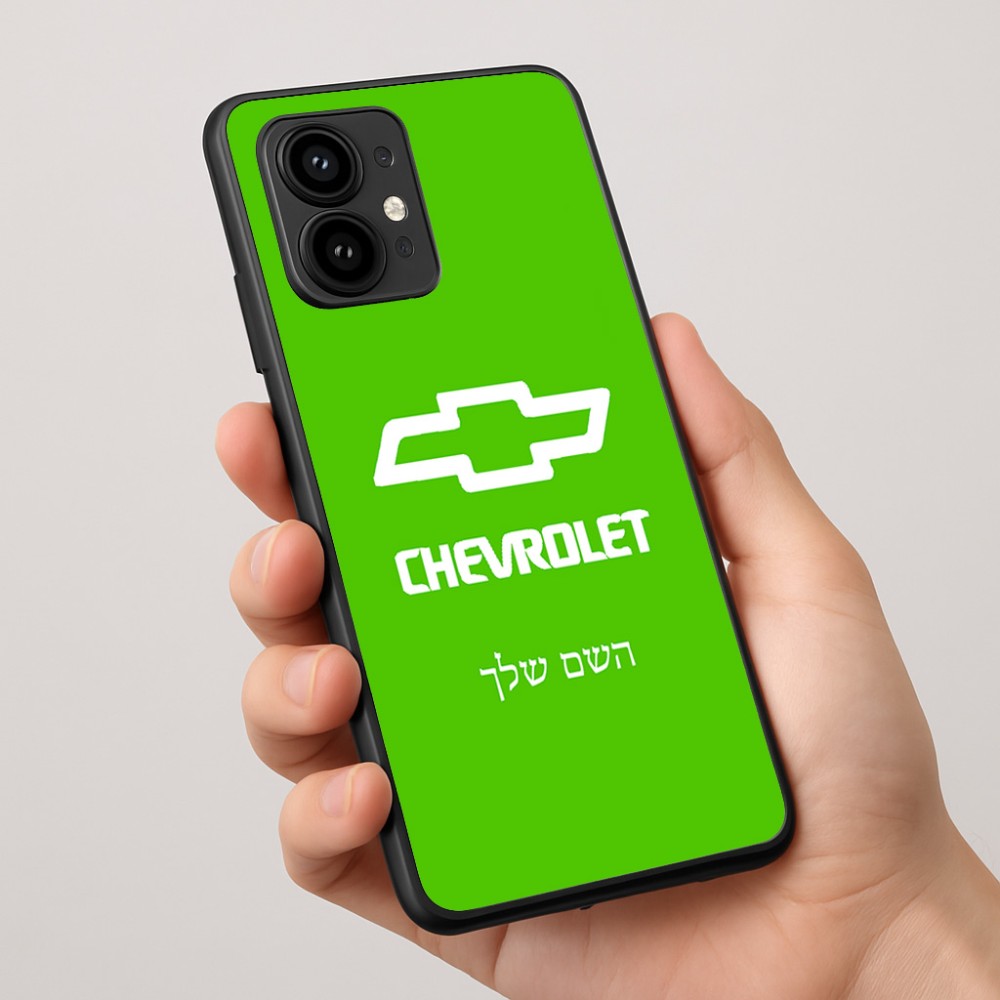 כיסוי בעיצוב אישי עם השם שלך לדגם - Motorola Edge 50 Pro 5G בעיצוב שברולט