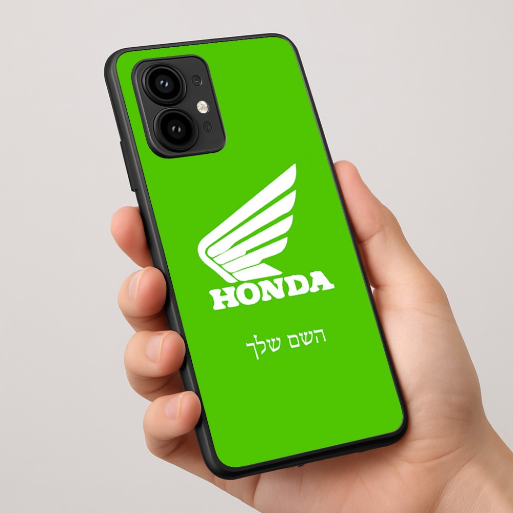 כיסוי בעיצוב אישי עם השם שלך לדגם - Motorola Edge 50 Pro 5G בעיצוב הונדה