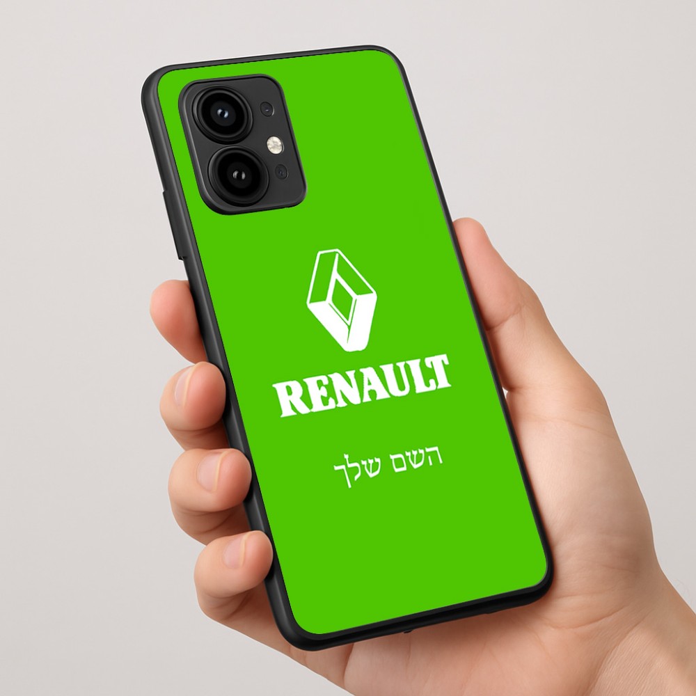 כיסוי בעיצוב אישי עם השם שלך לדגם - Motorola Edge 50 Pro 5G בעיצוב רנו