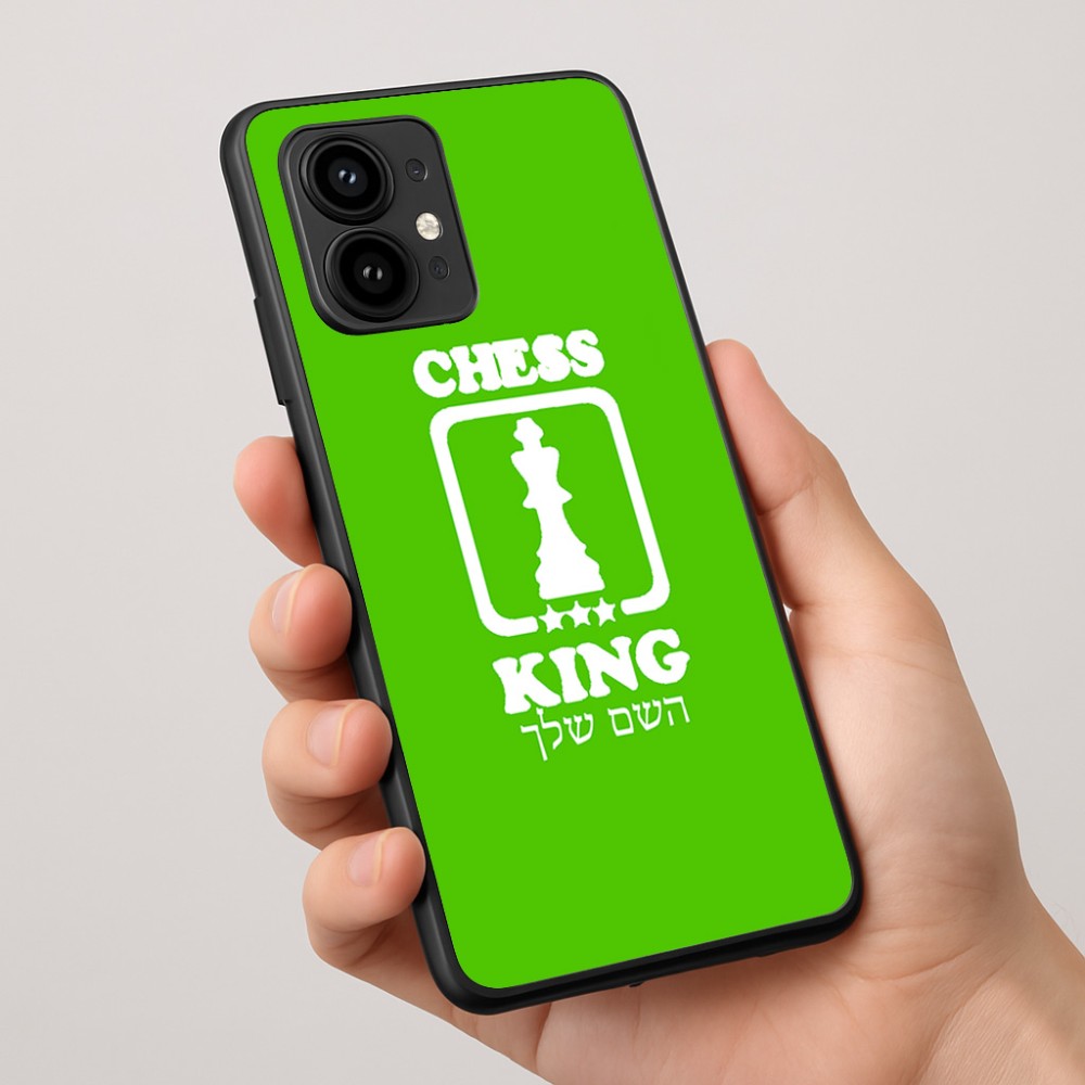 כיסוי בעיצוב אישי עם השם שלך לדגם - Motorola Edge 50 Pro 5G בעיצוב שחמט