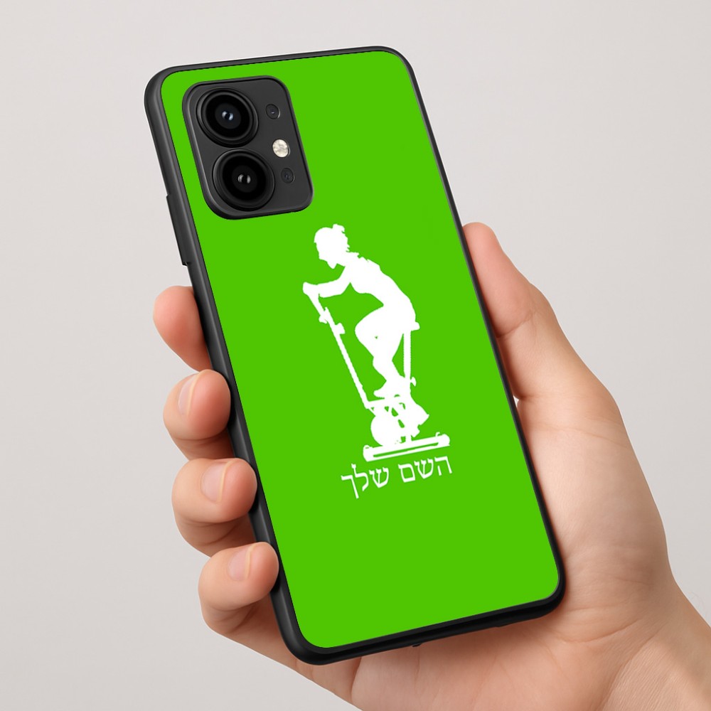 כיסוי בעיצוב אישי עם השם שלך לדגם - Motorola Edge 50 Pro 5G בעיצוב אימון ספינינג - אישה