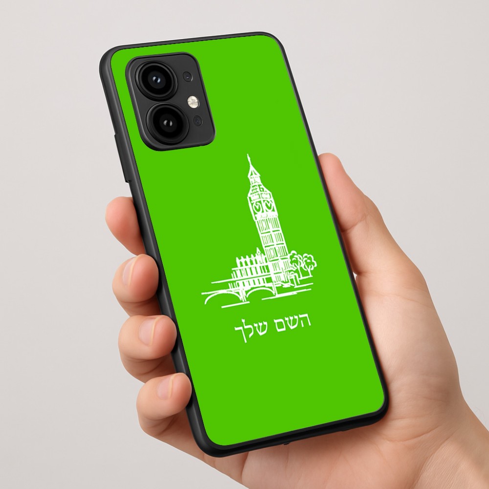 כיסוי בעיצוב אישי עם השם שלך לדגם - Motorola Edge 50 Pro 5G בעיצוב ביג בן