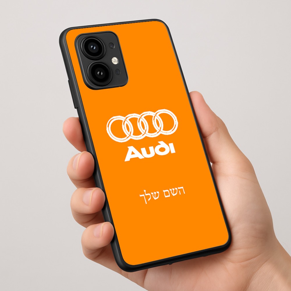 כיסוי בעיצוב אישי עם השם שלך לדגם - Motorola Edge 50 Pro 5G בעיצוב אאודי