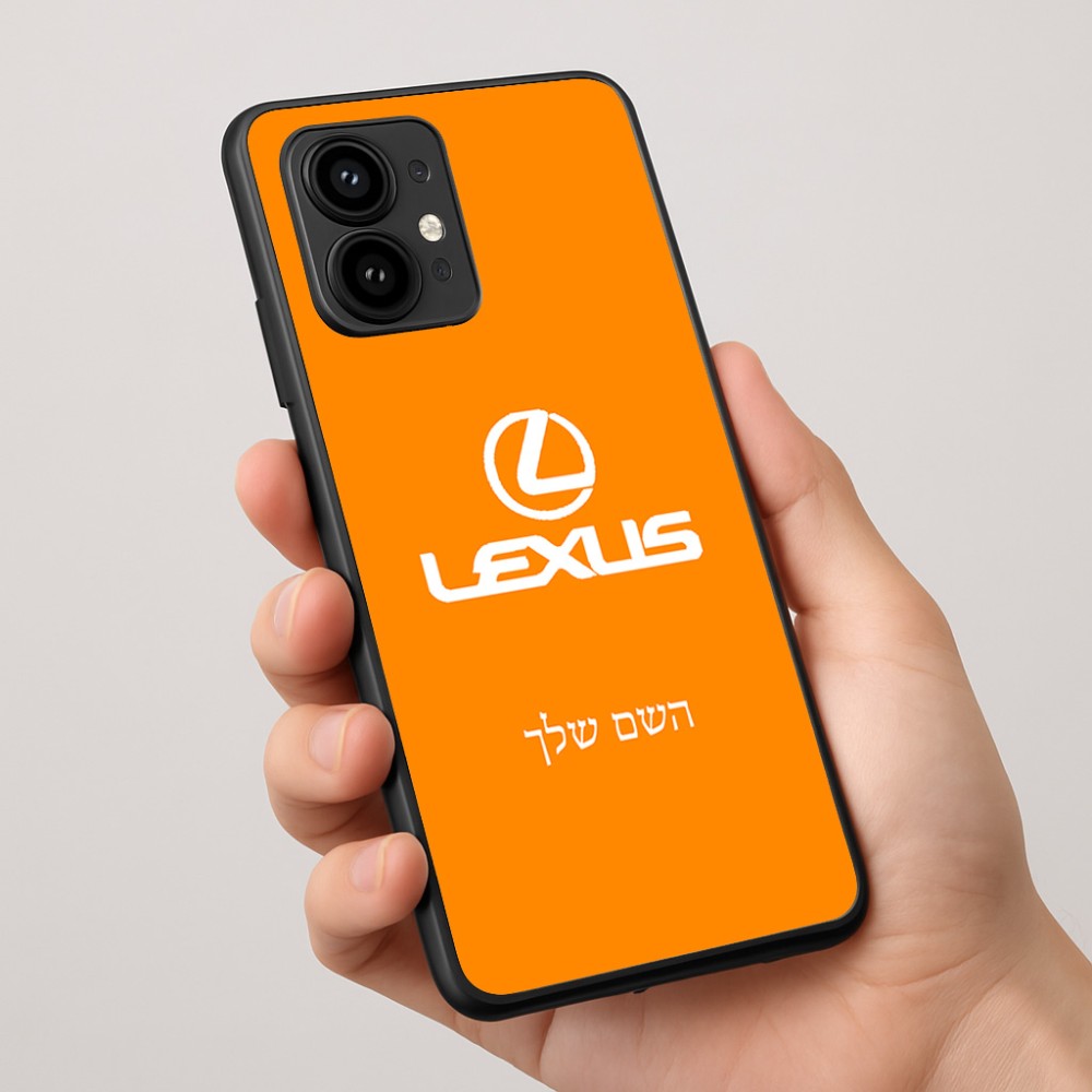 כיסוי בעיצוב אישי עם השם שלך לדגם - Motorola Edge 50 Pro 5G בעיצוב לקסוס