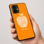 כיסוי בעיצוב אישי עם השם שלך לדגם - Motorola Edge 50 Pro 5G בעיצוב הדפס תפוח