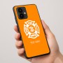 כיסוי בעיצוב אישי עם השם שלך לדגם - Motorola Edge 50 Pro 5G בעיצוב כבאי - תגית
