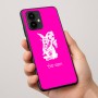 כיסוי בעיצוב אישי עם השם שלך לדגם - Motorola Edge 50 Pro 5G בעיצוב ארנב מחזיק גזר