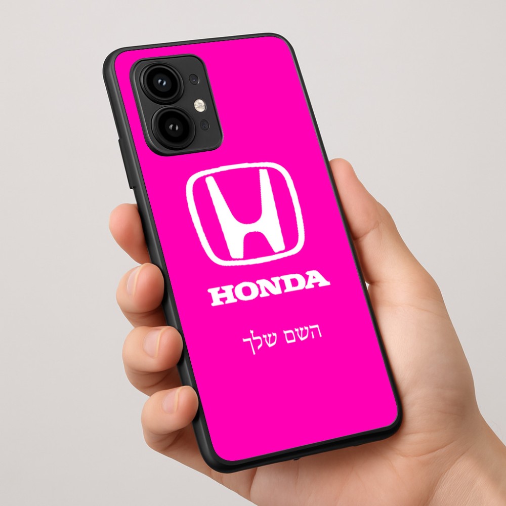 כיסוי בעיצוב אישי עם השם שלך לדגם - Motorola Edge 50 Pro 5G בעיצוב הונדה 2