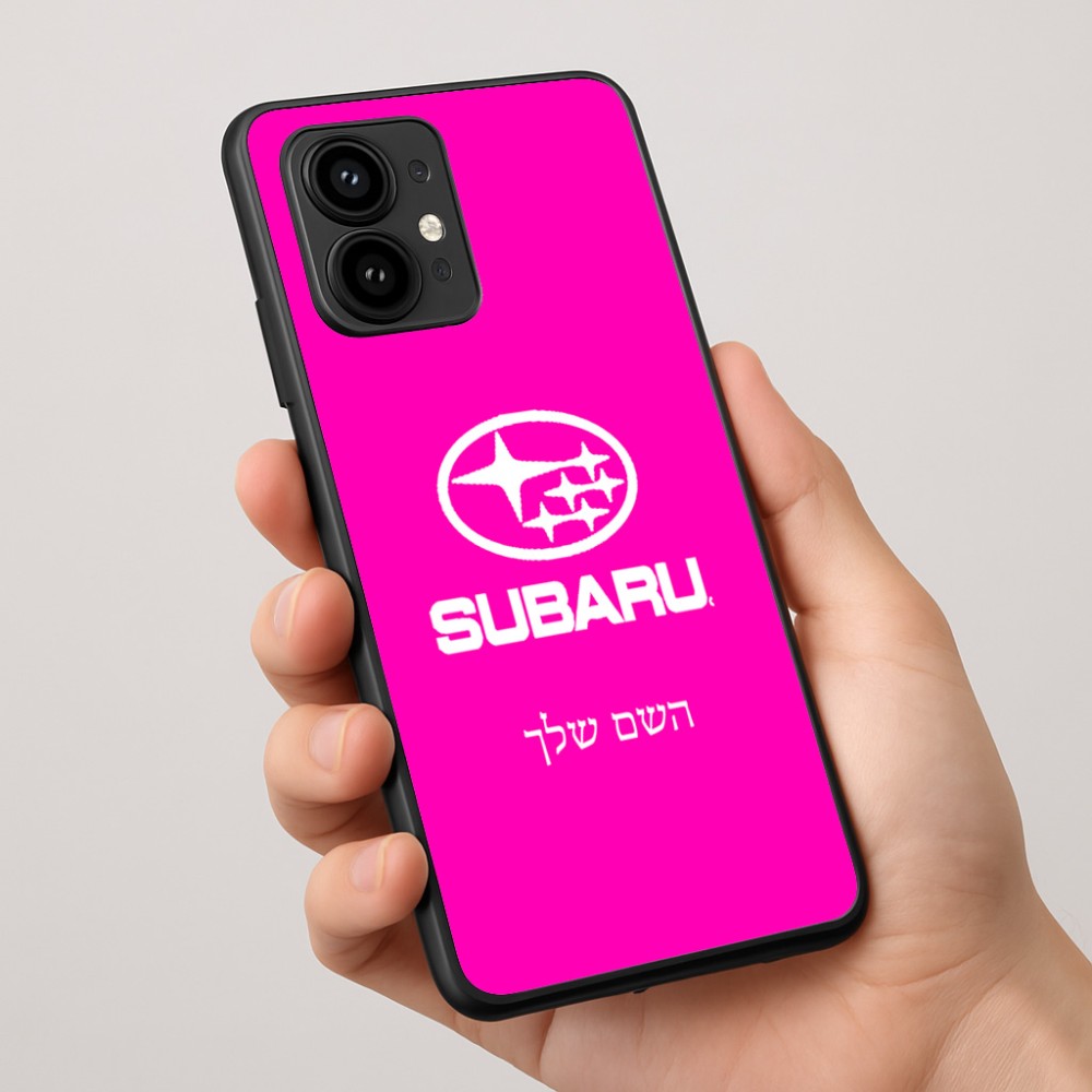 כיסוי בעיצוב אישי עם השם שלך לדגם - Motorola Edge 50 Pro 5G בעיצוב סובארו