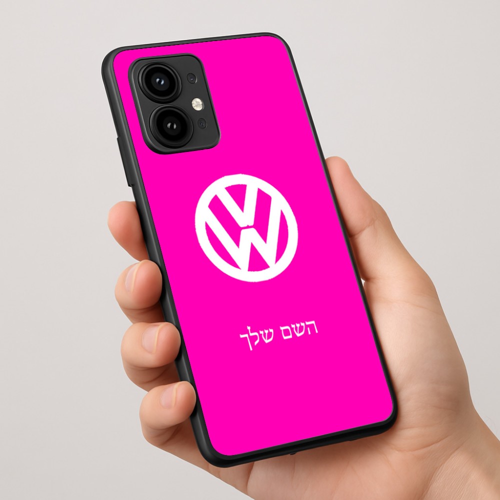 כיסוי בעיצוב אישי עם השם שלך לדגם - Motorola Edge 50 Pro 5G בעיצוב פולקסווגן
