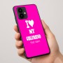 כיסוי בעיצוב אישי עם השם שלך לדגם - Motorola Edge 50 Pro 5G בעיצוב אוהב את החברה שלי