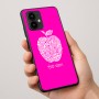 כיסוי בעיצוב אישי עם השם שלך לדגם - Motorola Edge 50 Pro 5G בעיצוב הדפס תפוח