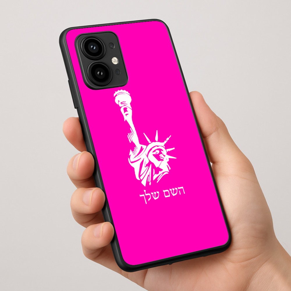 כיסוי בעיצוב אישי עם השם שלך לדגם - Motorola Edge 50 Pro 5G בעיצוב פסל החירות