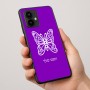 כיסוי בעיצוב אישי עם השם שלך לדגם - Motorola Edge 50 Pro 5G בעיצוב פרפר