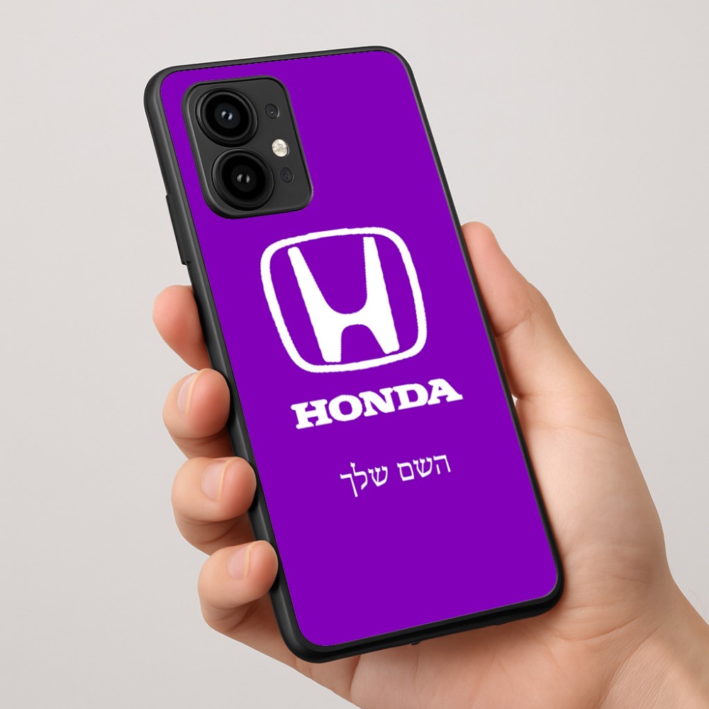 כיסוי בעיצוב אישי עם השם שלך לדגם - Motorola Edge 50 Pro 5G בעיצוב הונדה 2