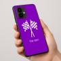 כיסוי בעיצוב אישי עם השם שלך לדגם - Motorola Edge 50 Pro 5G בעיצוב דגל המירוץ