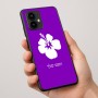 כיסוי בעיצוב אישי עם השם שלך לדגם - Motorola Edge 50 Pro 5G בעיצוב פרח היביסקוס