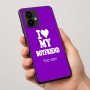 כיסוי בעיצוב אישי עם השם שלך לדגם - Motorola Edge 50 Pro 5G בעיצוב אוהבת את החבר שלי