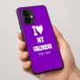 כיסוי בעיצוב אישי עם השם שלך לדגם - Motorola Edge 50 Pro 5G בעיצוב אוהב את החברה שלי