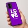 כיסוי בעיצוב אישי עם השם שלך לדגם - Motorola Edge 50 Pro 5G בעיצוב אהבה