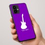 כיסוי בעיצוב אישי עם השם שלך לדגם - Motorola Edge 50 Pro 5G בעיצוב גיטרה