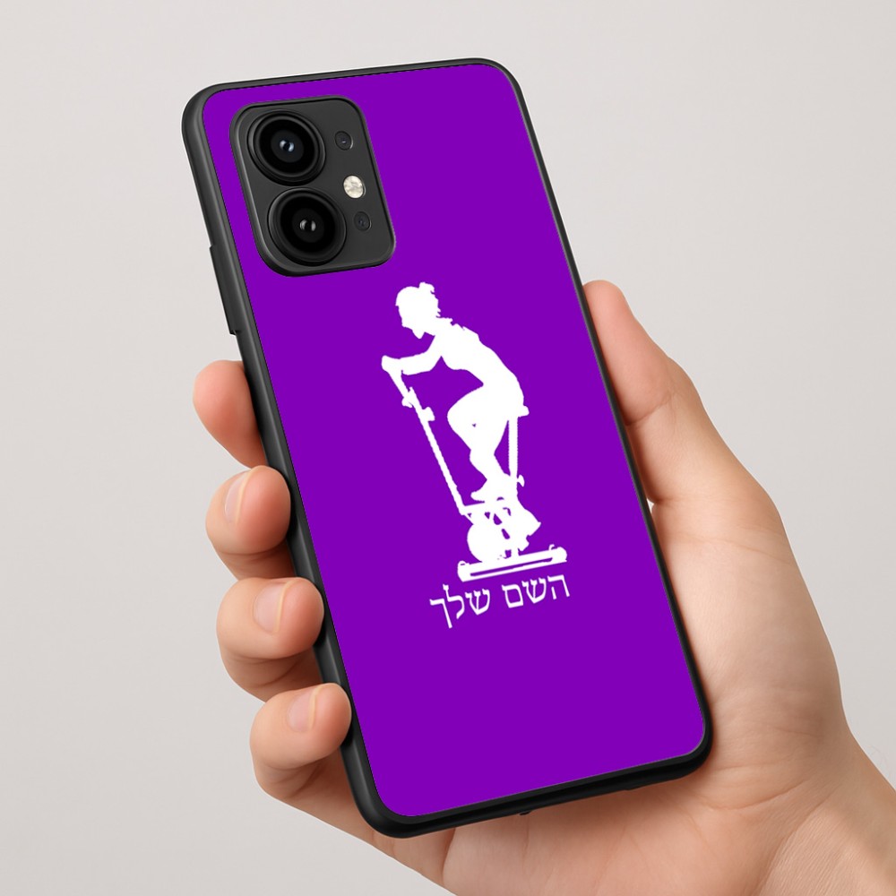 כיסוי בעיצוב אישי עם השם שלך לדגם - Motorola Edge 50 Pro 5G בעיצוב אימון ספינינג - אישה