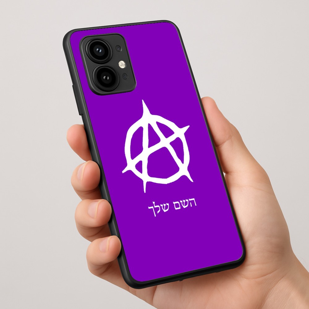 כיסוי בעיצוב אישי עם השם שלך לדגם - Motorola Edge 50 Pro 5G בעיצוב אנרכיה