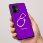 כיסוי בעיצוב אישי עם השם שלך לדגם - Motorola Edge 50 Pro 5G בעיצוב סטטוסקופ רופא