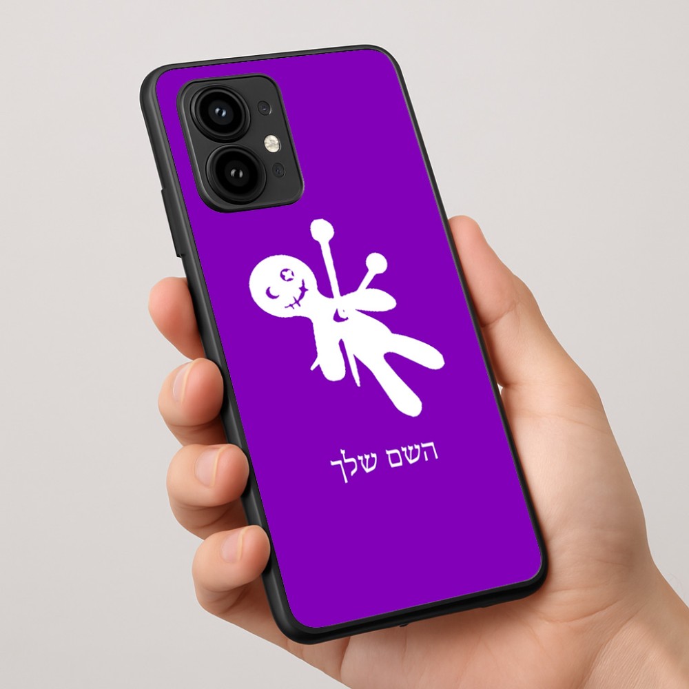 כיסוי בעיצוב אישי עם השם שלך לדגם - Motorola Edge 50 Pro 5G בעיצוב וודו