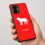 כיסוי בעיצוב אישי עם השם שלך לדגם - Motorola Edge 50 Pro 5G בעיצוב כלב